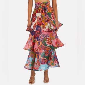 Zimmermann Runway Lovestruck Tiered Skirt
